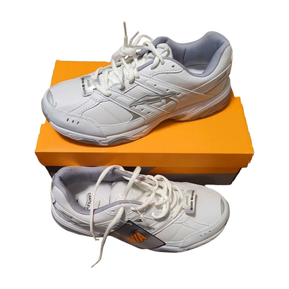 AVIA Women's White/Grey Walking Sneakers    9 Wide NIB - Picture 1 of 4